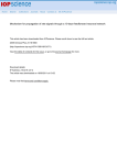 Mechanism for propagation of rate signals through a 10