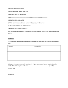 Form 3 Biology End Of Term 3 Paper 2