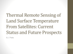 Thermal Remote Sensing of Land Surface Temperature From