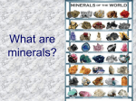 What are minerals?