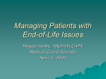 Managing Patients with End-of-Life Issues
