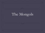 The Mongols - Al Iman School