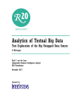 Analytics of Textual Big Data