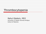 5. Thrombocytopenia