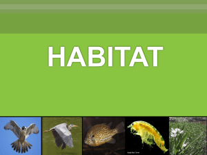 What is a habitat?