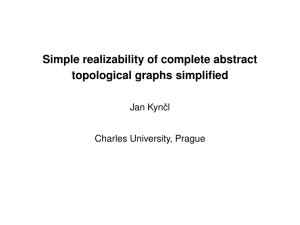 Jan Kyncl: Simple Realizability of Complete Abstract Topological