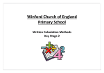 Winford Calculation Policy-KS2