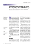 Surgical Revascularization of the Left Anterior Descending Artery