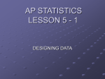 P. STATISTICS LESSON 5