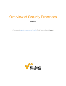 AWS Overview of Security Processes