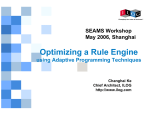 Optimizing a Rule Engine