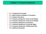 Chapter 11 Frequency Response