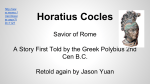 Horatius Cocles - School District of Clayton
