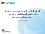 Protection against microbiological corrosion and - SIM