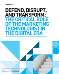 defend, disrupt, and transform: the critical role of the