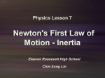 Presentation Lesson 07 Newton_s First Law of Motion