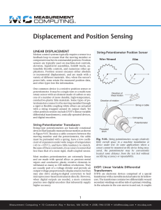 Displacement and Position Sensing