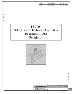 Safety Board Hardware Description Document (HDD)