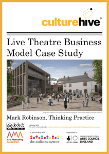 Live Theatre Business Model Case Study