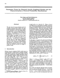 Parameter Priors for Directed Acyclic Graphical Models