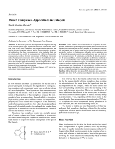 Pincer Complexes. Applications in Catalysis