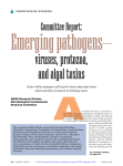 "Committee Report: Emerging pathogens