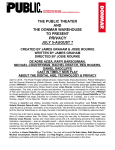 the public theater and the donmar warehouse to present privacy july