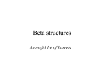 Beta structures