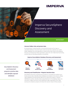 Imperva SecureSphere Database Assessment