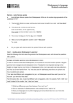 Shakespeare`s language Student worksheets