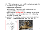 Ch. 7 Estimating Age of Goat and Sheep by Judging (p.59) A