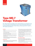 Type ME-7 Voltage Transformer