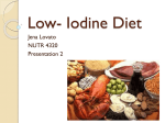 Low- Iodine Diet - Jena Lovato