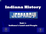 Indiana History Jeopardy