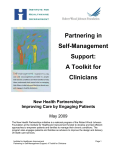 Partnering in Self-Management Support: A Toolkit for Clinicians