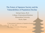 The Future of Japanese Society and the Vulnerabilities of