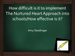 How difficult is it to implement The Nurtured Heart Approach into
