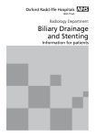 Biliary Drainage and Stenting