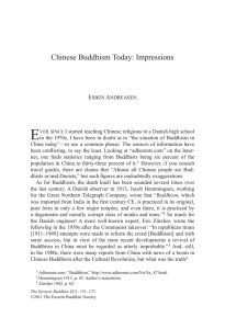 Chinese Buddhism Today: Impressions