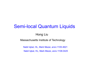 Semi-local Quantum Liquids