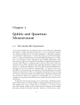 Qubits and Quantum Measurement