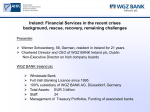 Ireland: Financial Services in the recent crises background, rescue
