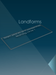 Landforms - WordPress.com