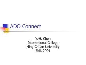 ADO Connect