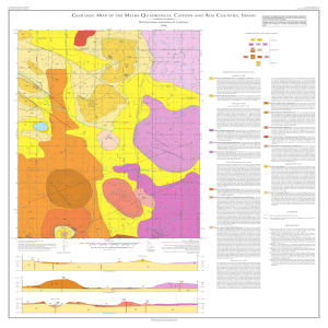 Geologic Map of the Melba Quadrangle,Canyon and Ada Counties