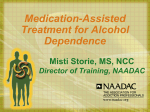 Medication-Assisted Treatment for Alcohol Dependence