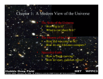 Chapter 1: A Modern View of the Universe