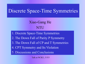 Some basics of discrete space