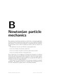 Newtonian particle mechanics