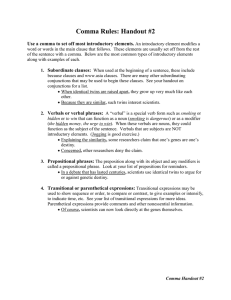 Comma-Rules-Introductory-Elements